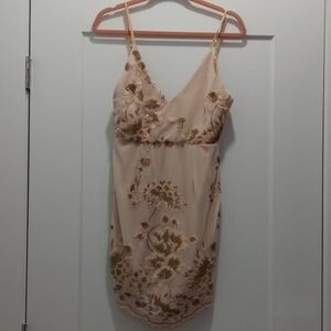 Floral Embroidered Dress